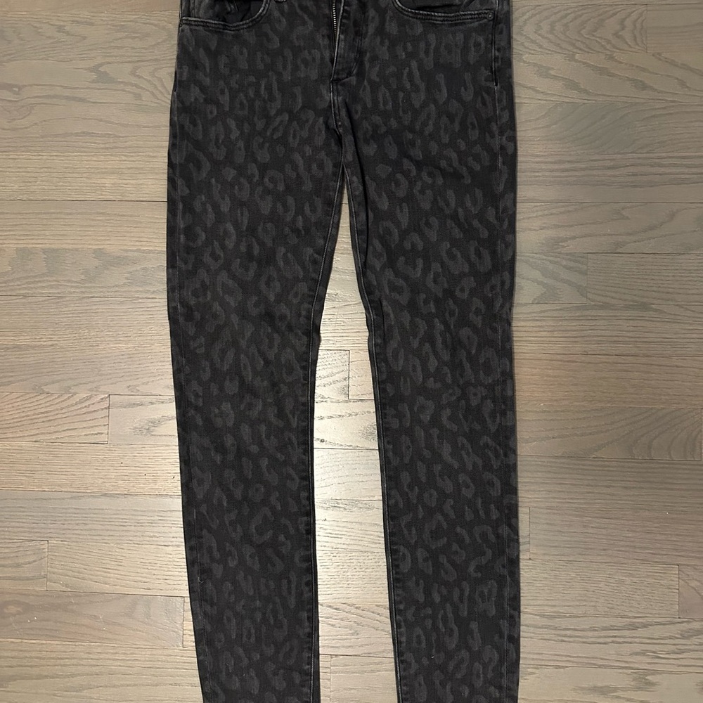 DL1961 Chloe Leopard Print Skinny Jeans